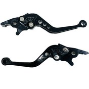 تصویر کتی کلاچ و ترمز موتور سیکلت وارون مدل دیسکی کد BLK مناسب برای یاماها آیروکس بسته 2 عددی 