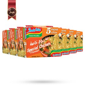 تصویر 6 بسته نودل اندومی indomie مدل مرغ مخصوص Special Chicken وزن 70 گرم پک 5 تایی 