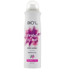 تصویر اسپری بدن پرود آف می مناسب برای بانوان Proud of Me Body Spray For Women Biol 