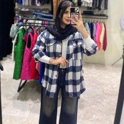 تصویر شکت پشمی - آبی 