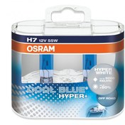 تصویر لامپ یخی اسرام اصلی - H7 Cool blue hyper osram
