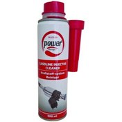 تصویر مایع انژکتور شور و تمیز کننده سیستم سوخت رسانی پاور POWER مدل GASOLINE INJECTOR CLEANER قرمز 