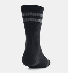 تصویر جوراب ورزشی مشکی مردانه و زنانه های خدمه 6 بسته UA ISESISE 1387058 101 Under Armour 