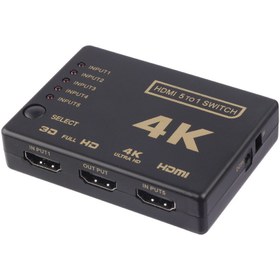 تصویر سوییچ UH-501 HDMI 4K Ultra HD UH-501 1x5 HDMI Switch