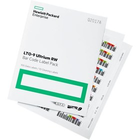 تصویر HPE LTO 9 Ultrium RW BarCode Label Pack Q2017A 