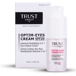 تصویر کرم برطرف کننده تیرگی و پف دور چشم تراست اسمارت OPTIM-EYES CREAM TRUST SMART