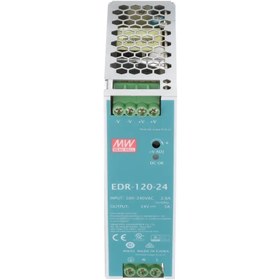 تصویر مبع تغذیه ریلی مینول Mean Well MEAN WELL EDR Switched Mode DIN Rail Power Supply