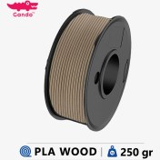 تصویر فیلامنت PLA چوب پرینتر سه بعدی قطر ۱٫۷۵ وزن ۲۵۰ گرمی برند گاندو 