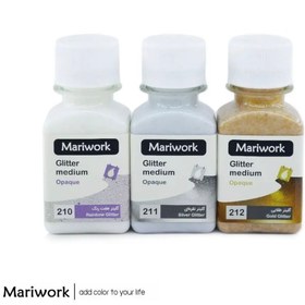 تصویر انواع گلیتر پارچه(اکلیل پارچه) 