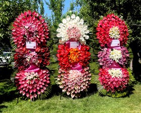 تصویر تاجگل تبریک مدل۶۹ 