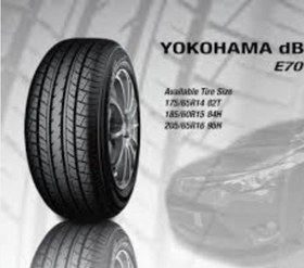 تصویر لاستیک ۲۱۵/۶۰r۱۶ یوکوهاما ژاپن ۲۰۲۴ اصل 215/60R16 Yokohama 2024 E70