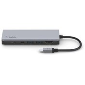 تصویر مبدل چند پورت USB-C یک به هفت بلکین مدل AVC009btSGY 