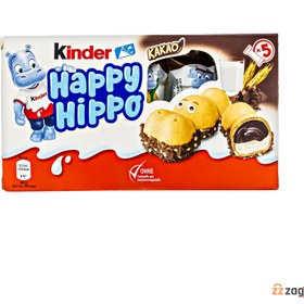 تصویر شکلات هپی هیپو کیندر بسته 5 عددیkinder ا شکلات و فرآورده های کاکائویی کیندر 100 گرم شکلات و فرآورده های کاکائویی کیندر 100 گرم