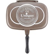 تصویر تابه یونیک چدن دوطرفه سایز 36 مدل 0025 