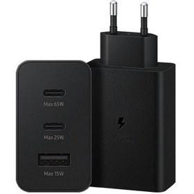 تصویر شارژر دیواری سامسونگ 65w مدل EP-T6530 به همراه کابل USB-C 