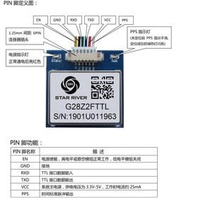 تصویر ماژول GPS STAR RIVER مدل G28Z2FTTL 