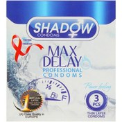 تصویر کاندوم تاخیری دابل فیزیکی گیاهی خاردار 3عددی شادو ا Shadow Max Delay Professional Condom 3pcs Shadow Max Delay Professional Condom 3pcs