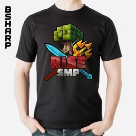 تصویر تیشرت Minecraft طرح RISE SMP 