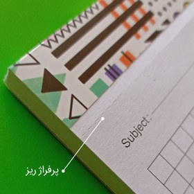 تصویر دفتر لگال پد شطرنجی A4 نهال 1671 Checkered legal pad A4 nahal 1671