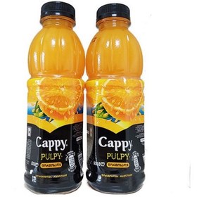 تصویر آب پرتقال پالپ دار Cappy کاپی تولید بلژیک 500 میل 