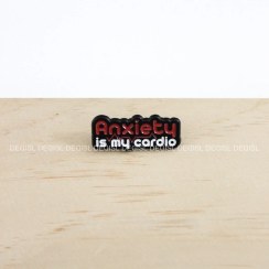 تصویر پین متنی anxiety is my cardio - کد43 
