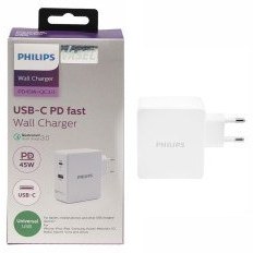 تصویر شارژر دیواری USB فیلیپس ULTRA FAST مدل DLP2509 PHILIPS ULTRA FAST DLP2509 USB WALL charger