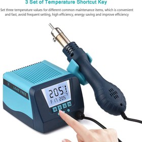 تصویر هیتر هوای گرم باکون مدل BK880 ظرفیت ۵۵۰ وات 