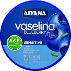 تصویر وازلین آیانا مدل بلوبری حجم 250 میلی لیتر Ayana Blueberry Vaseline, volume 250 ml 