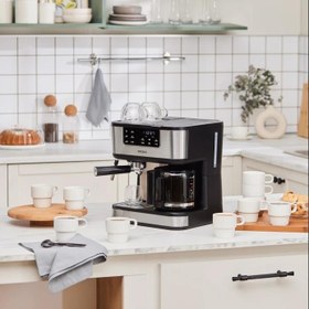 تصویر دستگاه اسپرسوساز و قهوه دمی کاراجا karaca coffee art 2in1 Karaca Espresso makinesi