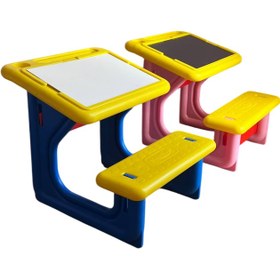 تصویر میز تحریر کودک 1 نفره مدل وانیا 