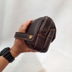 تصویر کیف دستی دست دوز چرمی مدل C158 Handmade leather bag