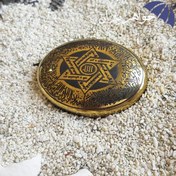 تصویر نگین حدید ستاره سلیمان و آیت الکرسی و عین علی و هفت جلاله N3148 