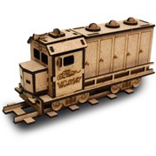 تصویر پازل سه بعدی چوبی قطار 
