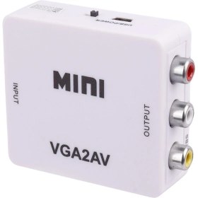 تصویر مبدل AV به VGA دلتا Mini ا Delta AV to VGA Convertor 