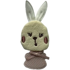 تصویر تکه دوزی طرح خرگوش 