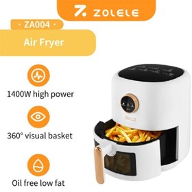 تصویر سرخ کن بدون روغن (هواپز) 4.5 لیتری شیائومی Air fryer Zolele ZA سرخ کن متفرقه مدل Air fryer Zolele ZA