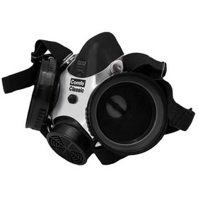 تصویر ماسک نیم صورت MSA مدل COMFO CLASSIC مشکی 