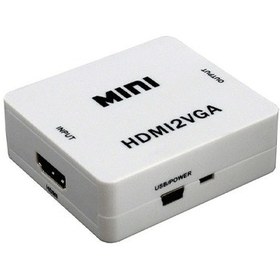 تصویر تبدیل HDMI به VGA وی نت مدل V_COHD2VGAM به همراه صدا 