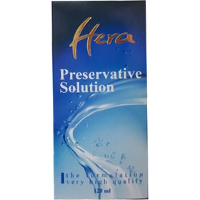 تصویر مایع لنز هرا (محلول شستشوی لنز) 120 میل Hera Preservative-Soution