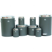 تصویر سرویس 8 پارچه آشپزخانه اورمزد درب کروم رنگ دلفینی 