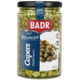 تصویر ترشی کاپاریس ویژه بدر 650 گرم - بسته 6 عددی 