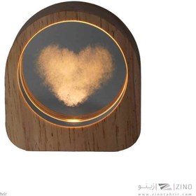 تصویر گوی کریستال لیزری دور چوبی کدP-16 