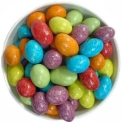 تصویر دراژه با مغز بادام زمینی ( ۱۰۰ گرم ) 