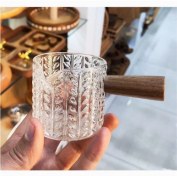 تصویر خرید جا سسی طرح گندمی دسته بامبو تک و عمده کدZ389 