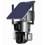 تصویر دوربین بیسیم خورشیدی سیم کارتی 4K مدل Y5 Y5 4K solar wireless camera with SIM card