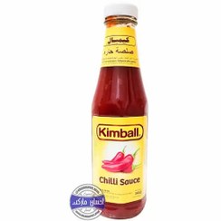 تصویر سس فلفل قرمز کيمبال شيشه 340 گرم KIMBALL مدل CHILLI SAUCE 