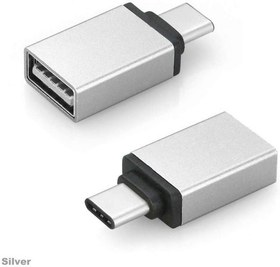تصویر تبدیل تایپ C به یو اس بی مدل ا USB-C to USB 3.0 OTG Adapter USB-C to USB 3.0 OTG Adapter