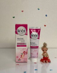 تصویر کرم موبر بدن مناسب پوست نرمال (صورتی) ویت VEET اصلی 