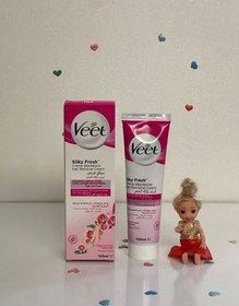 تصویر کرم موبر بدن مناسب پوست نرمال (صورتی) ویت VEET اصلی 