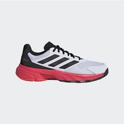 تصویر کفش تنیس مردانه آدیداس Adidas CourtJam Control – سفید/مشکی ADIDAS Men's Tennis Shoes - Firm Ground